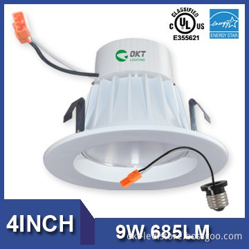 With Epoxy Driver UL Energy Star 9w 4inch high lumen downlight